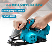 3800RPM Electric Circular Saw Power Tools Dust Passage Multifunction Cutting Woodworking Machine For Makita 18V Battery