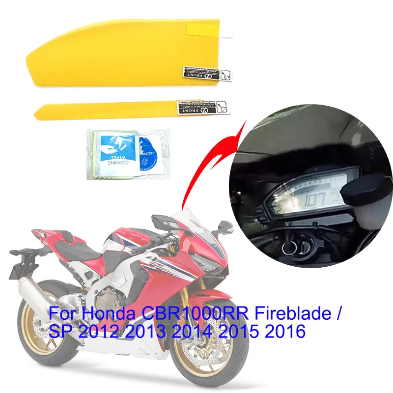 For HONDA CBR1000RR CBR 1000RR Fireblade /SP 2012 2013 2014 2015 2016 Cluster Scratch Cluster Screen Protection Film Protector