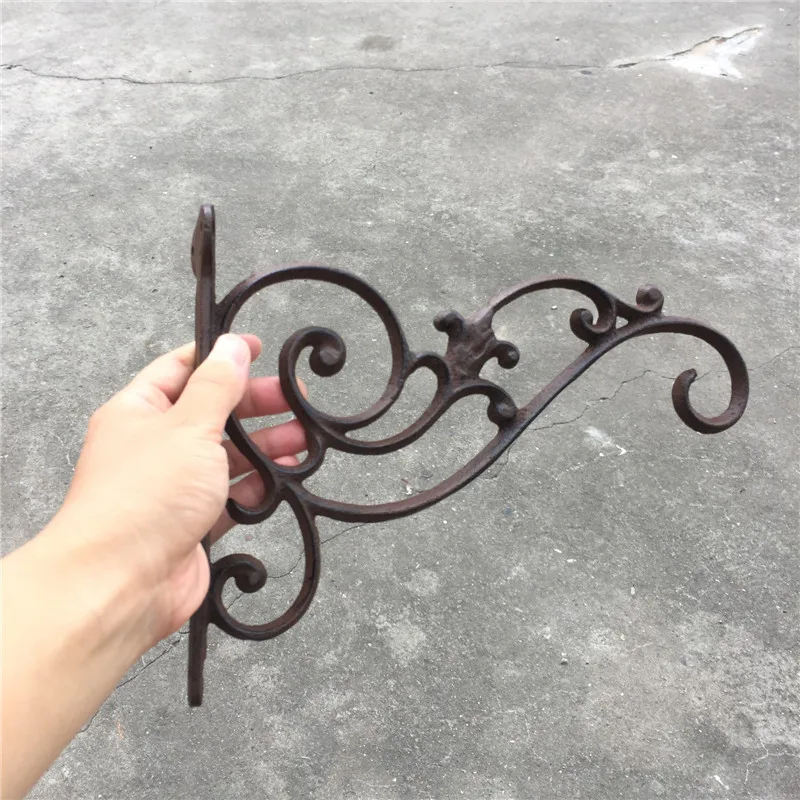 JD Wall Hook Decoration Jd Cast Iron Metal European Retro Flower Home 1 Courtyard Garden Style