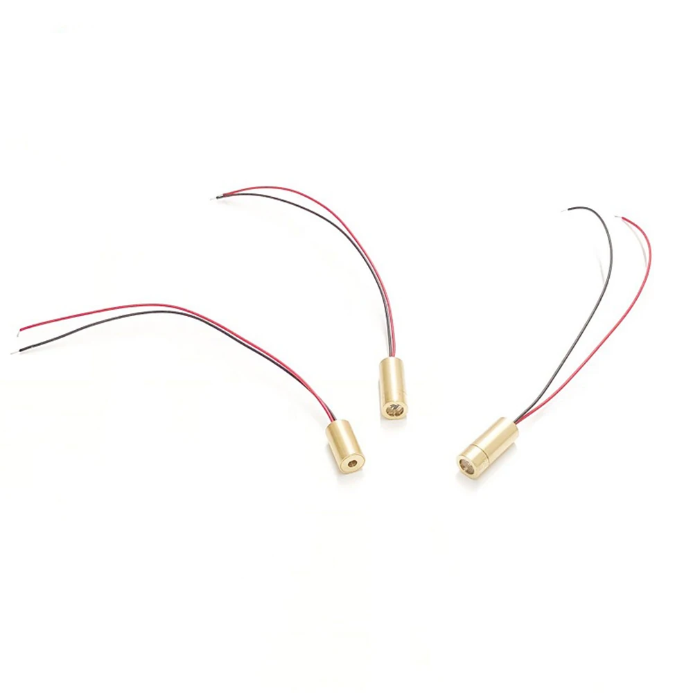 5pcs MINI 650nm 5mW 9mm Red Dot Line Cross Laser Head Laser Positioning Lamp Semiconductor Laser Module