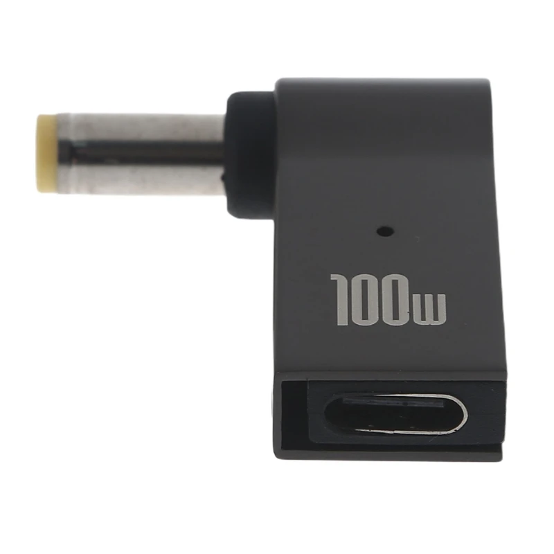Type-C หญิง2.5x0.7มม./3.5x1.35มม./4.0x1.35มม./5.5x1.7มม./5.5x2.1มม./5.5X2.5มม.DC 100W Converter แล็ปท็อปปลั๊ก