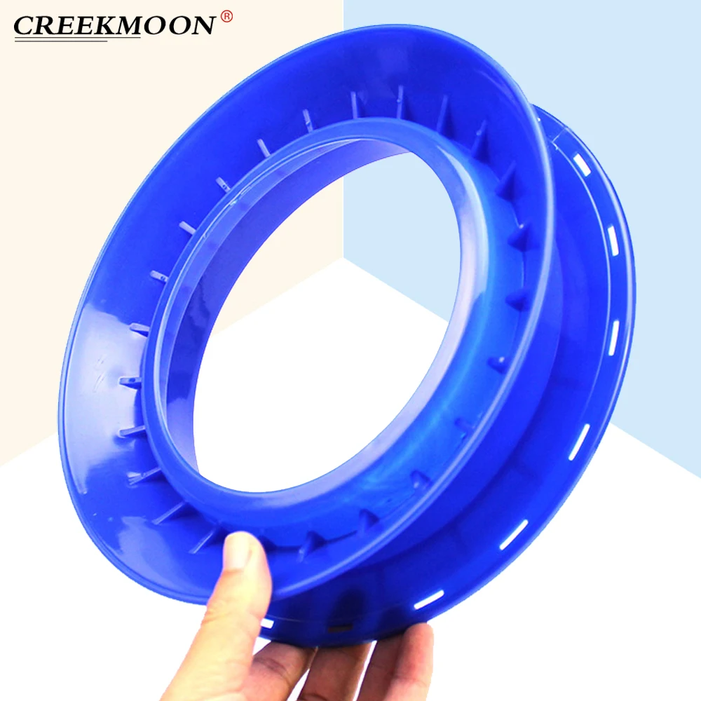 Sea Fishing Line Coiling Plate 240*180mm Plastic Handle Wire Winding Circular Main Coil Board Boat Fishing Accessory