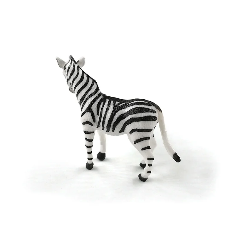 Simulation Small Zebra Figurine Animal Model DIY Home Decor Figure Miniature Fairy Garden Decoration Accessories Modern Statue