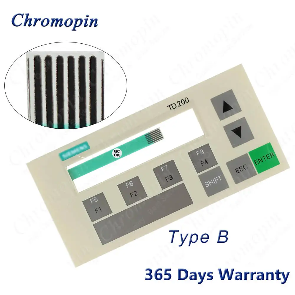 Imagem -03 - Teclado de Membrana para 6es7 6es72720aa30-0ya0 272-0aa30-0ya0 6es7272-0aa30-0ya1 6es7 272-0aa30-0ya1 Td200 Interruptor com Habitação