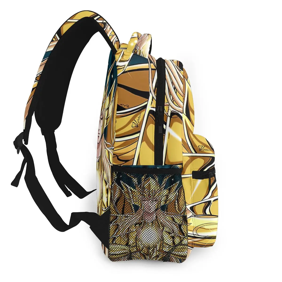 Virgo Shaka - Shaka Gold Cloth Saint Seiya Backpack for Girls Boys Travel RucksackBackpacks for Teenage school bag