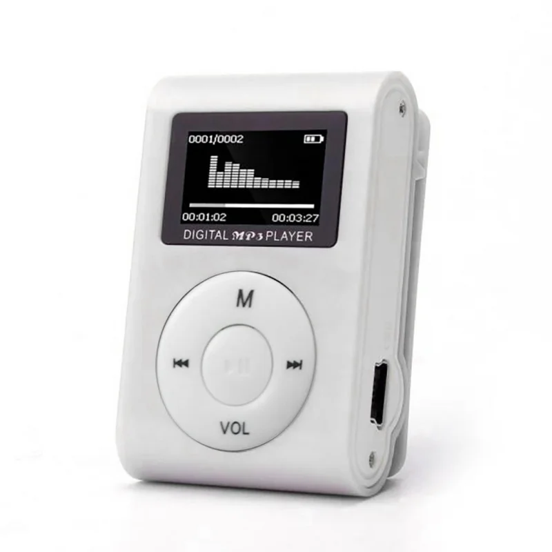 Portable Mini MP3 Player Walkman Clip MP3 Music Player With LCD Screen Support 32GB Micro SD TF Card Fashion Sport Music Player