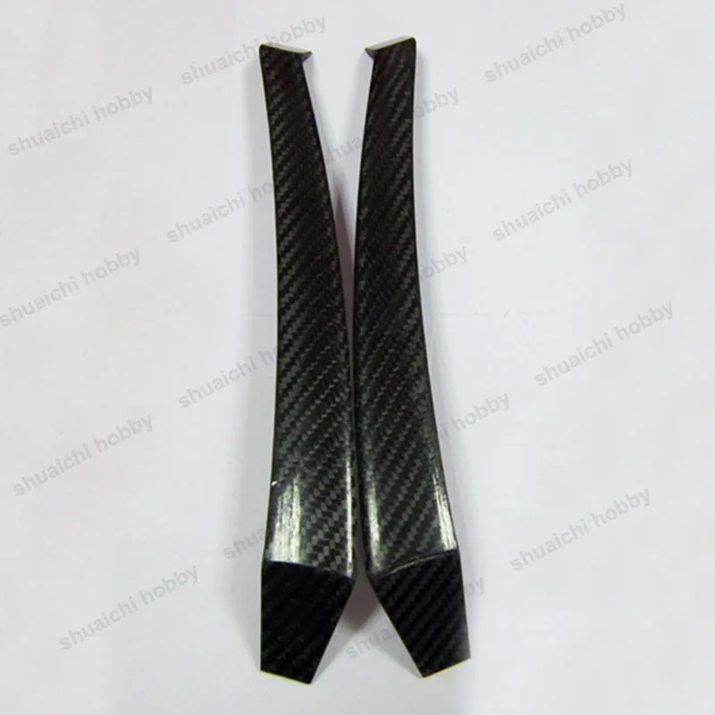 1pair F3A 20 30 50 120 160 Level Split Landing Gear Full Carbon Fiber F3A 90 Grade A/B Splitting Type Sliding Support Parts