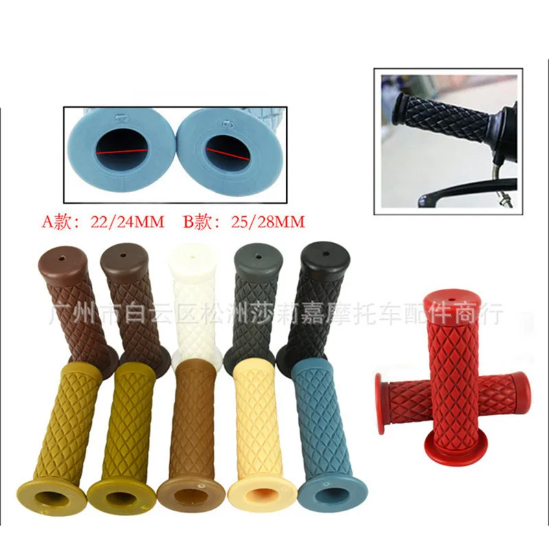 Retro klasik motosiklet sapları kolu bar vintage scooter aksesuarları için harley yamaha motosiklet gidon cafe racer moto kavrama