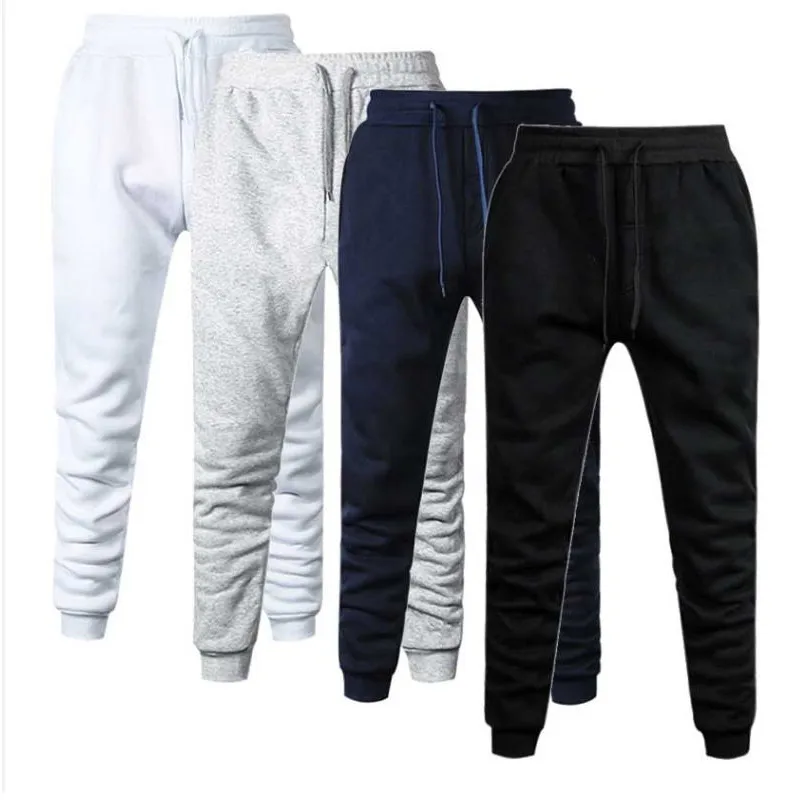 2021 men's jogging casual pants fitness men's sportswear sportswear bottoms tight sports pants trousers black gym jogging sports