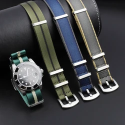 High Quality Nylon Seatbelt Watch Band 20mm 22mm Strap for Watch Wristwatch Customized Universal Bands Replacement