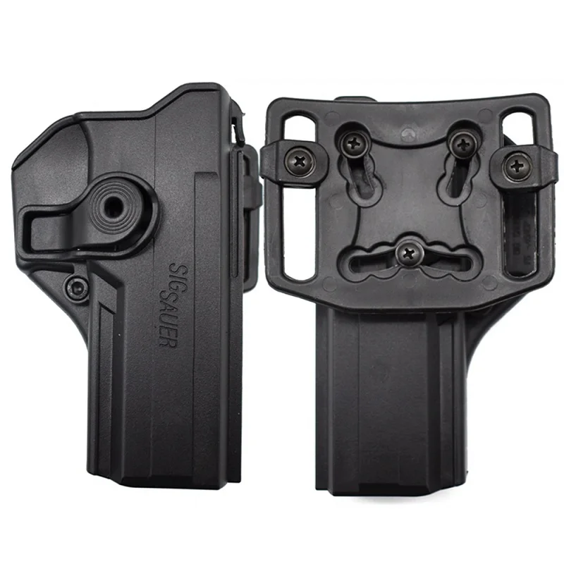 Tactical Gun Holster for SIG SAUER P250 Belt Waist Pistol Case Drop Leg HolsterHunting Universal Holster Belt Clip Shim