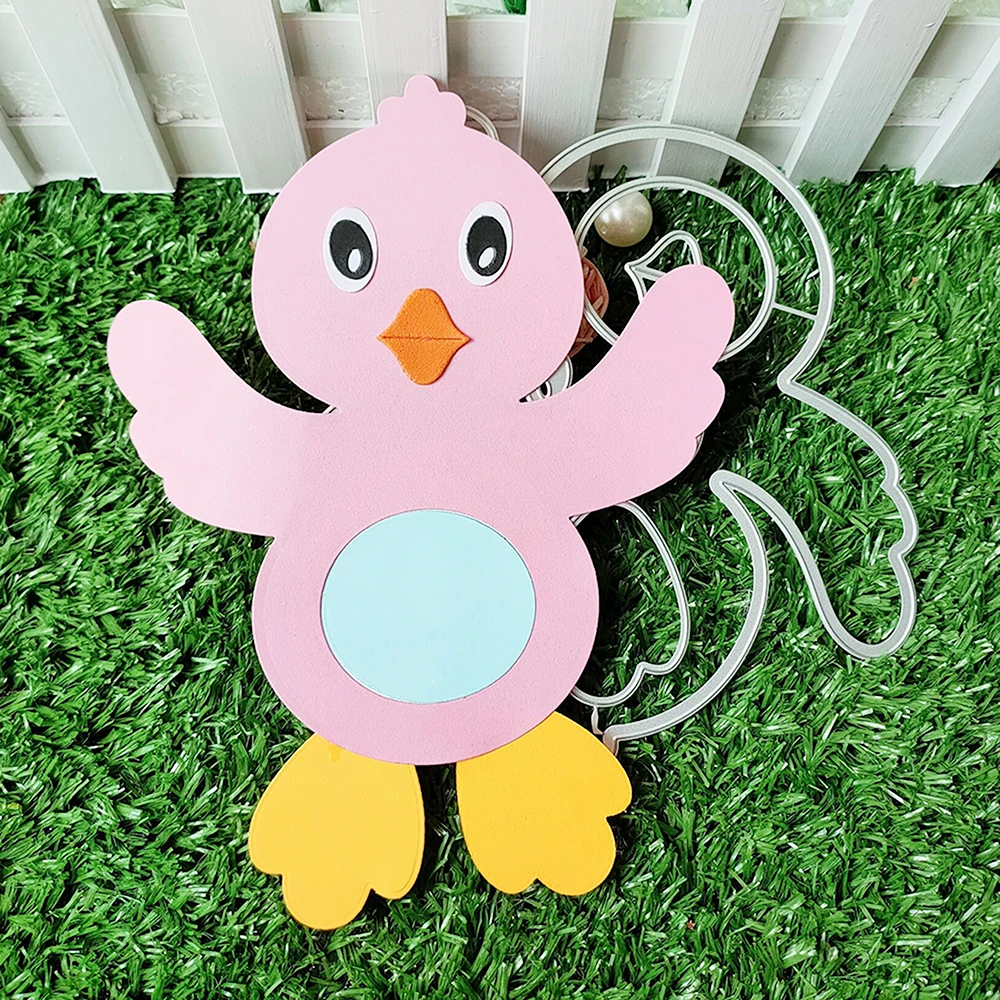 

New Duckling Duck metal cutting die mould scrapbook decoration embossed photo album decoration card making DIY handicrafts