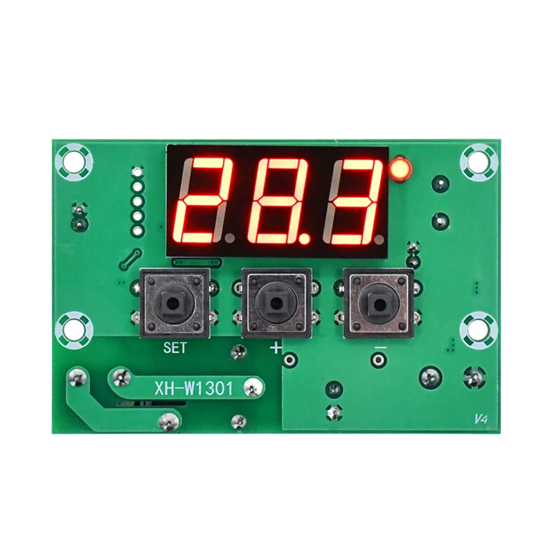 

XH-W1301 Panel-mounted Digital Display Smart Thermostat, Temperature Controller Accuracy 0.1