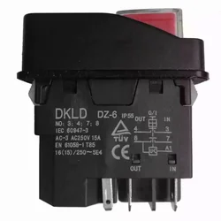 Dkld DZ-6 DZ-6-2電磁スタータープッシュボタンスイッチカバーマシン付き防水スタートストップボタン