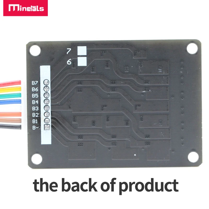 Placa equilibrada do pwb do li-íon lifepo4 1.2a do módulo 24v 7s com equilíbrio de wii do equalizador claro do diodo emissor de luz