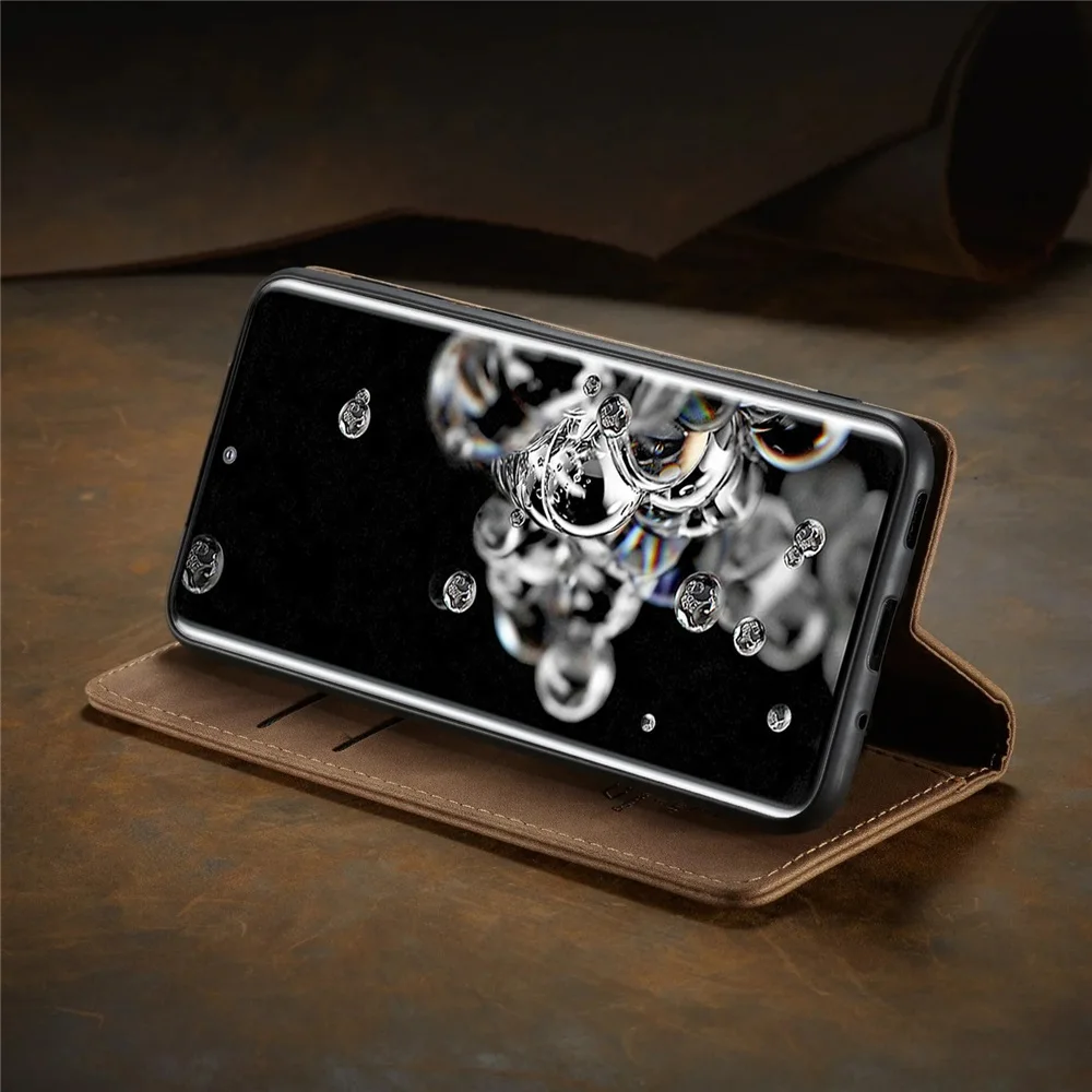 Matowy skórzane etui z klapką pokrywa dla Samsung A71 A51 A70 A50 A40 A30 A20 A10 portfel etui S21 5G S20 Ultra uwaga 10 Plus S10 S10e S9 S8 S7