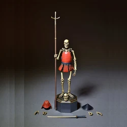 Popular KT-010 Gaikotsu Samurai Skeleton Warrior Color Version Takeyashiki Jizai Okimono 15cm Action Figure Model Toys