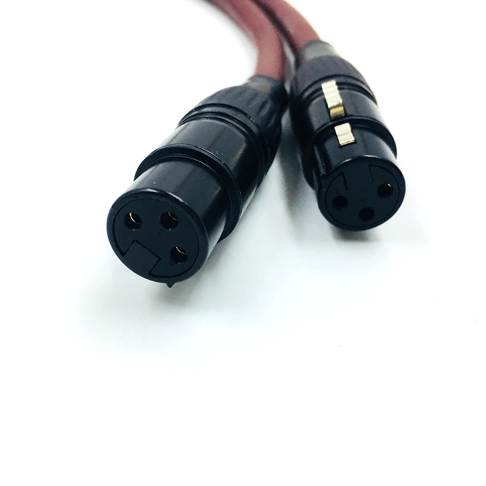 Audiophile Cardas Cable 2 RCA Male to 2 XLR 3 Pin Male Female Cannon Amplifier Mixing Plug AV Cable Dual XLR to Dual RCA Cable