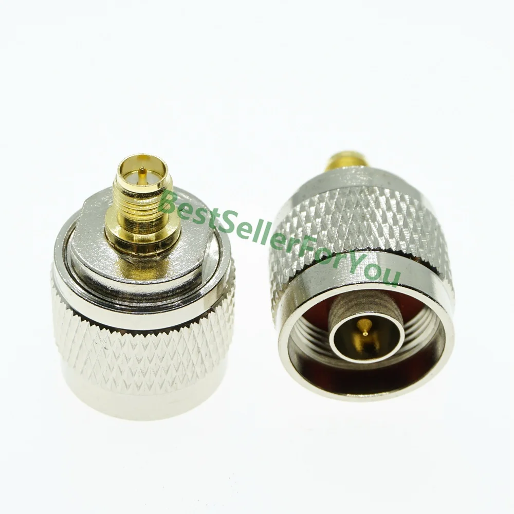 Adaptador de conector RPSMA macho N a RP-SMA hembra, conector RF recto