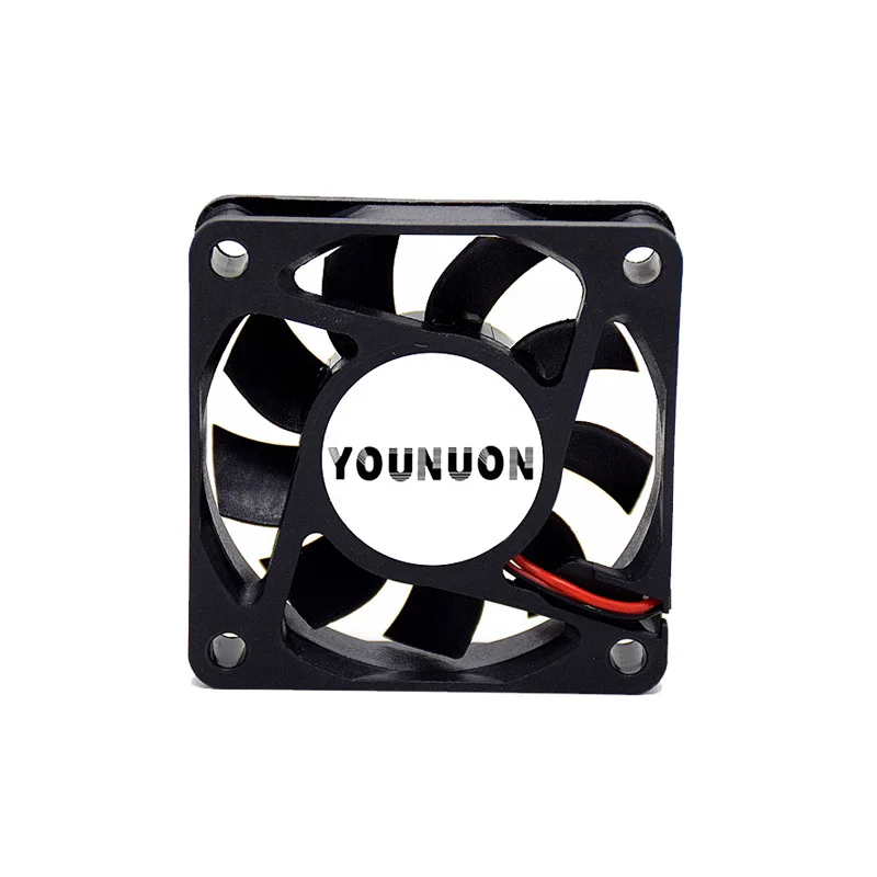 2 Pieces 6015 5V 12V 24V 2Pin Brushless DC Exhaust Cooling Fan 6cm 60mm 60x60x15mm Equipment Cooler