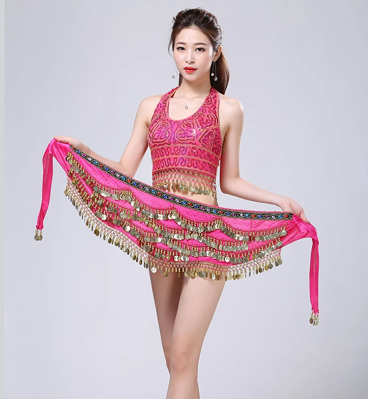 ผู้หญิงอินเดียเสื้อผ้าเต้นรำโอเรียนเต็ลBelly Danceชุดผู้ใหญ่Party Clubสวมชุดเซ็กซี่คุณภาพสูงหลายสี