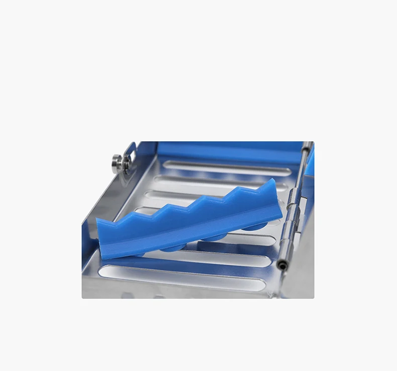 Dental Sterilization Rack Surgical Autoclavable Sterilization Box Dental Cassette File Burs Disinfection Tray