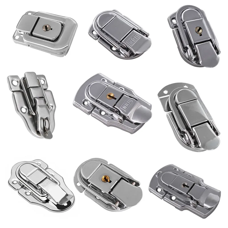 Air Box Hasp Bag Part Cabinet Lock Wooden Case Buckle Toolbox Safety Latch Machinery Instrument Equipment Fastener 6421