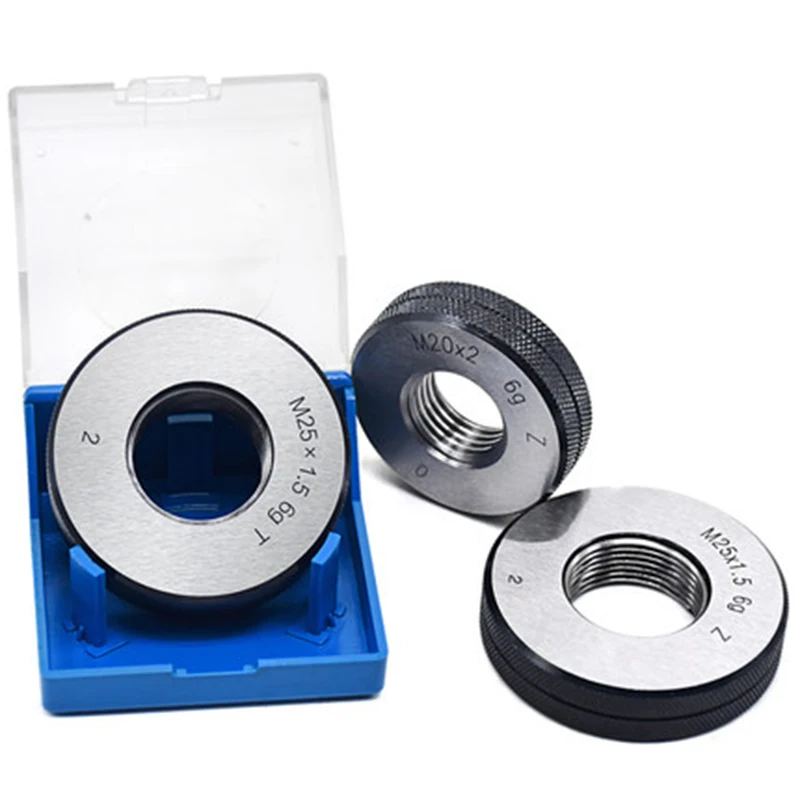 M10-M20 2 teile/satz Gewinde ring gauge GO/NO GO Gage Metric Gauge Pitch Gewinde Test Werkzeug 6g M10 m11 M12 M14 M15 M16 M22