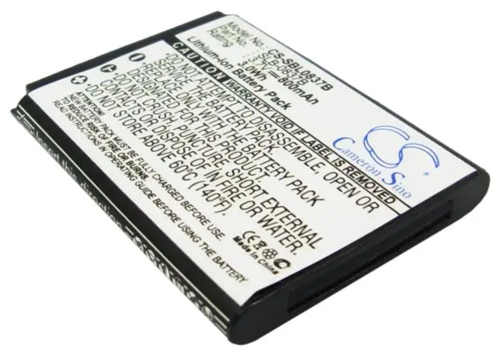 cameron sino 800mah battery for SAMSUNG Digimax L70 L70B L201 L83T NV10 NV15 NV20 NV8 SLB-0837(B) SLB-0837B Camera Battery