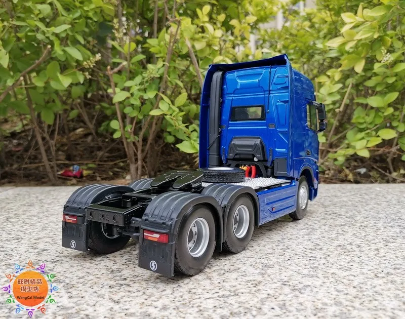 Collectible Alloy Toy Model 1:24 Scale SHACMAN Delong X6000 Truck Tractor Trailer Vehicles DieCast Toy Model