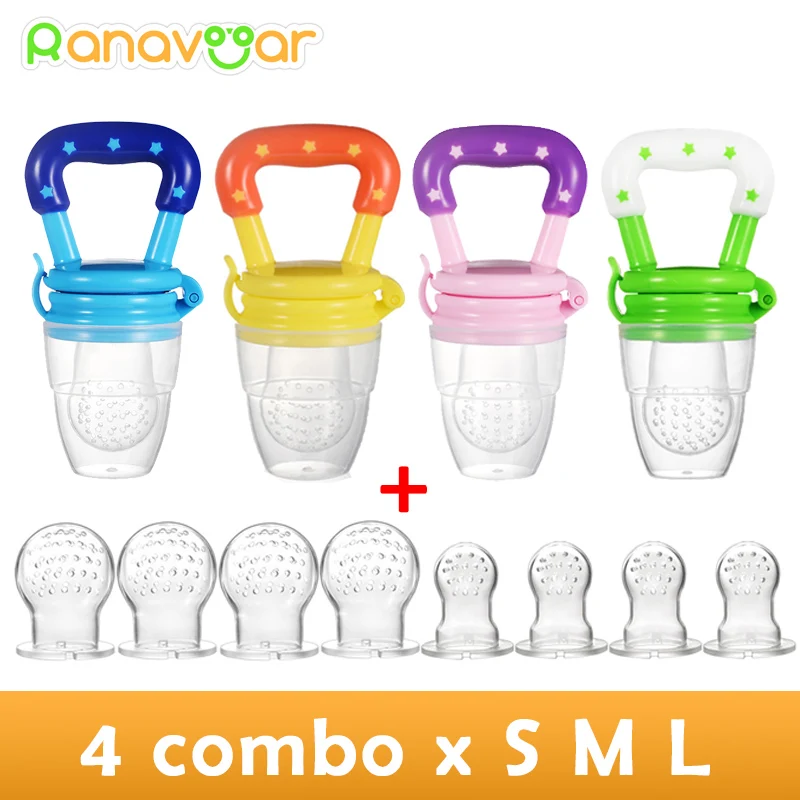 

12 In 1 Baby Nipple Fresh Food Fruit Milk Feeding Bottles Nibbler Learn Feeding Drinking Water Straw Handle Teething Pacifier