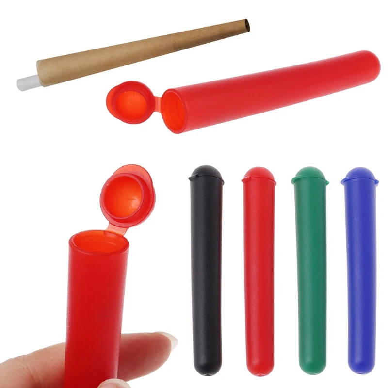 97mm Cigarette Storage Air Tight Tube Hard Plastic Pill Smoking Rolling Holder