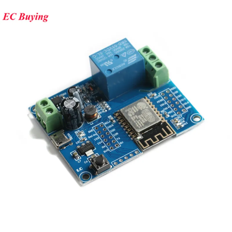 ESP8266 1/2/4/8/16 Channel Way Wireless Relay Module AC/DC 5V/7-28V/5-80V ESP-12F WIFI Development Board Power Supply