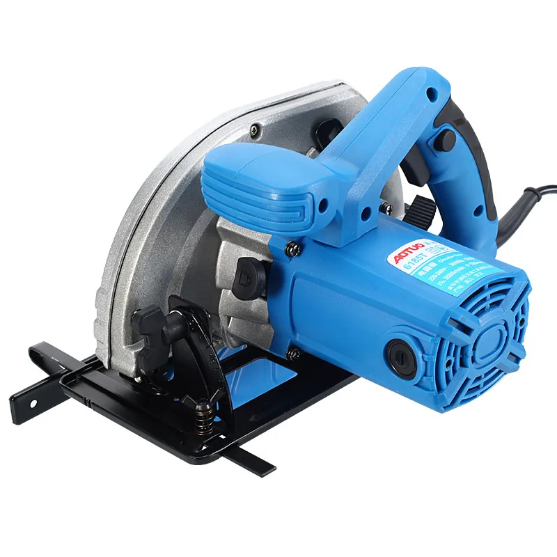 Electric woodworking circular saw 1380W 7 inch multi-function cutting machine household small flip saw circular saw