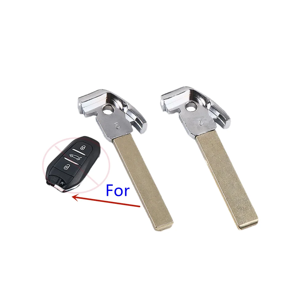 

1pcs Remote Blank Key Uucut Blade For Peugeot 308 508 For Citroen C4 DS4 DS5 Smart Key Emergency Key For Peugeot Citroen