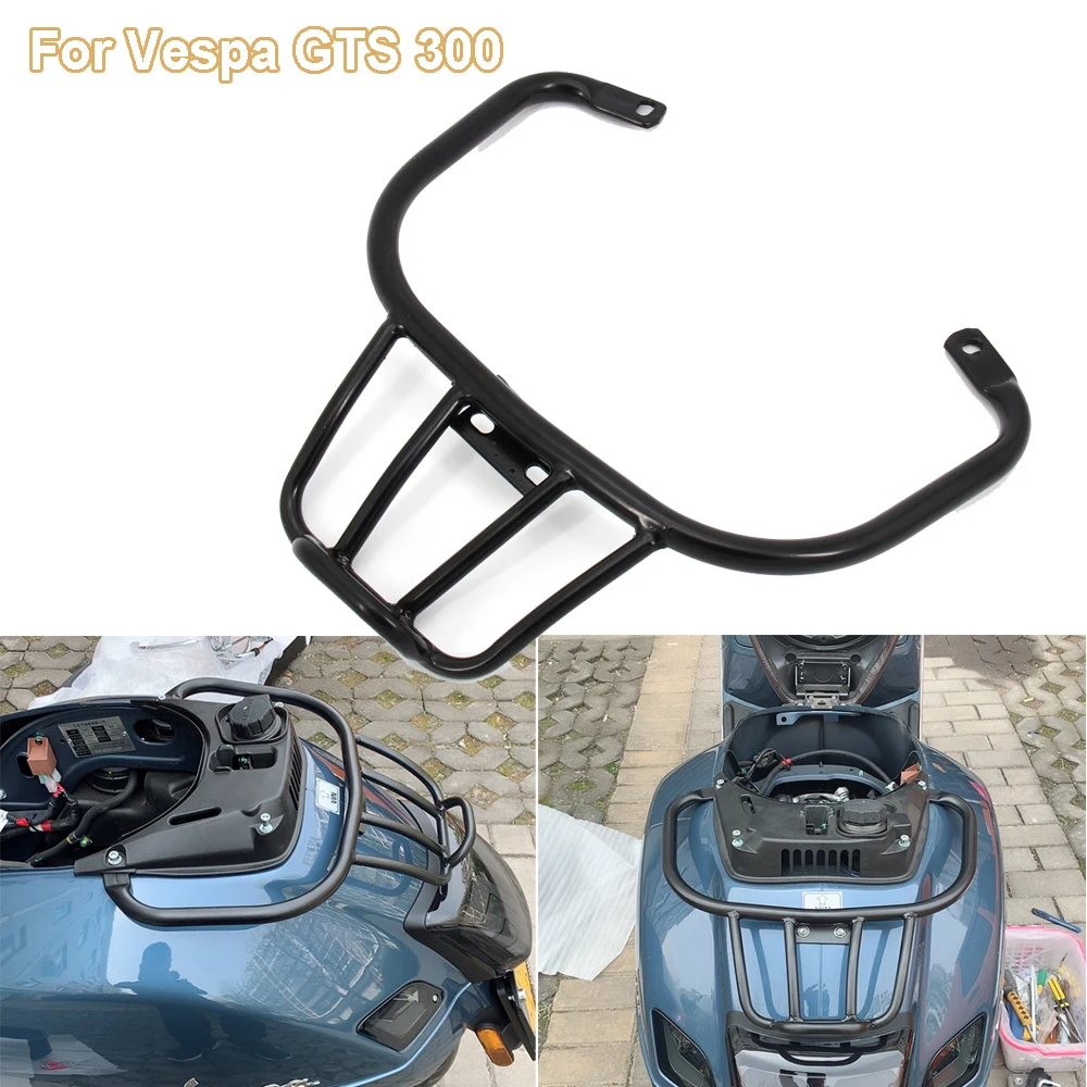 

For Vespa GTS 300 Motorcycl Rear Luggage Rack Sports Luggage Rack Book Shelf Rack Rear Bracket