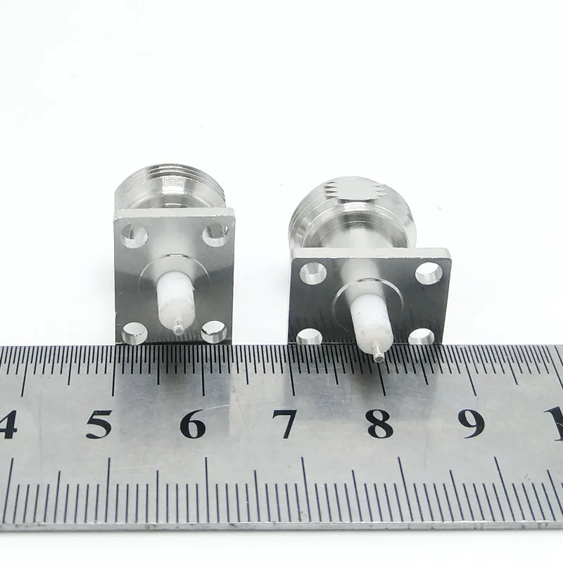 L16 N-Buchse mit Flansch 13,7*18mm Rechteckiger N-K N-Typ-Stecker 10 Stück – Detail 2