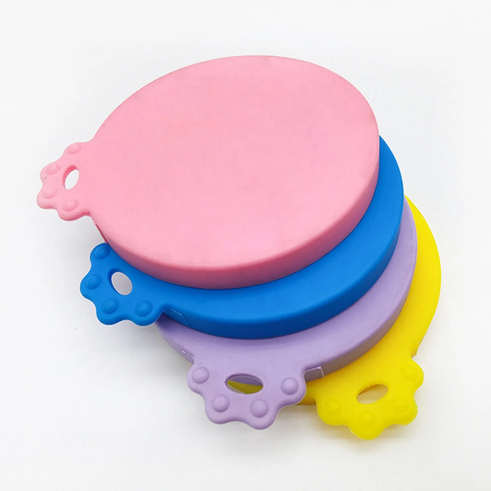 Silicone Canned Lid Sealed Feeders Food Can Lid For Dog Cat Storage Top Cap Reusable Cover Lid Fresh-keeping Lids Pet Supplies