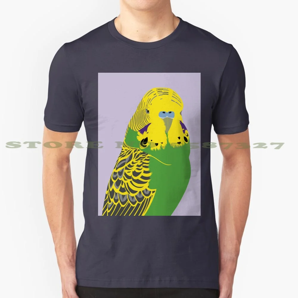 Pop Art Budgie # 1 100% Cotton T-Shirt Pop Art Budgie Budgerigar