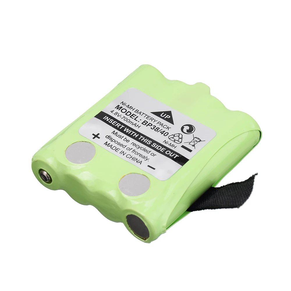 4.8V 700MAH NI-MH Rechargeable Battery Pack For Uniden BP-38 BP-40 BT-1013 BT-537 FRS-008 BT-1013 GMR FRS 2-Way Radio Batteries