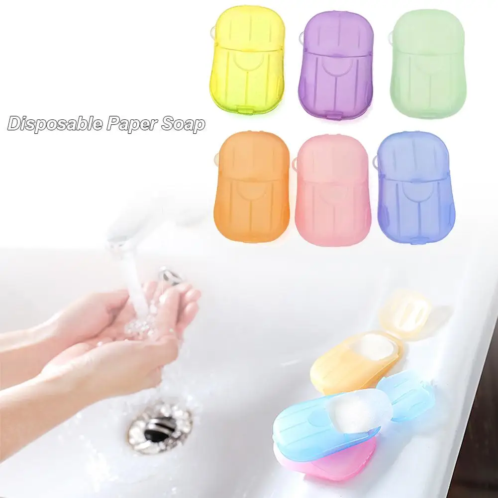 Private Link Portable Disposable Soap Paper Cleaning Soap Paper For Kitchen Toilet Outdoor Travel