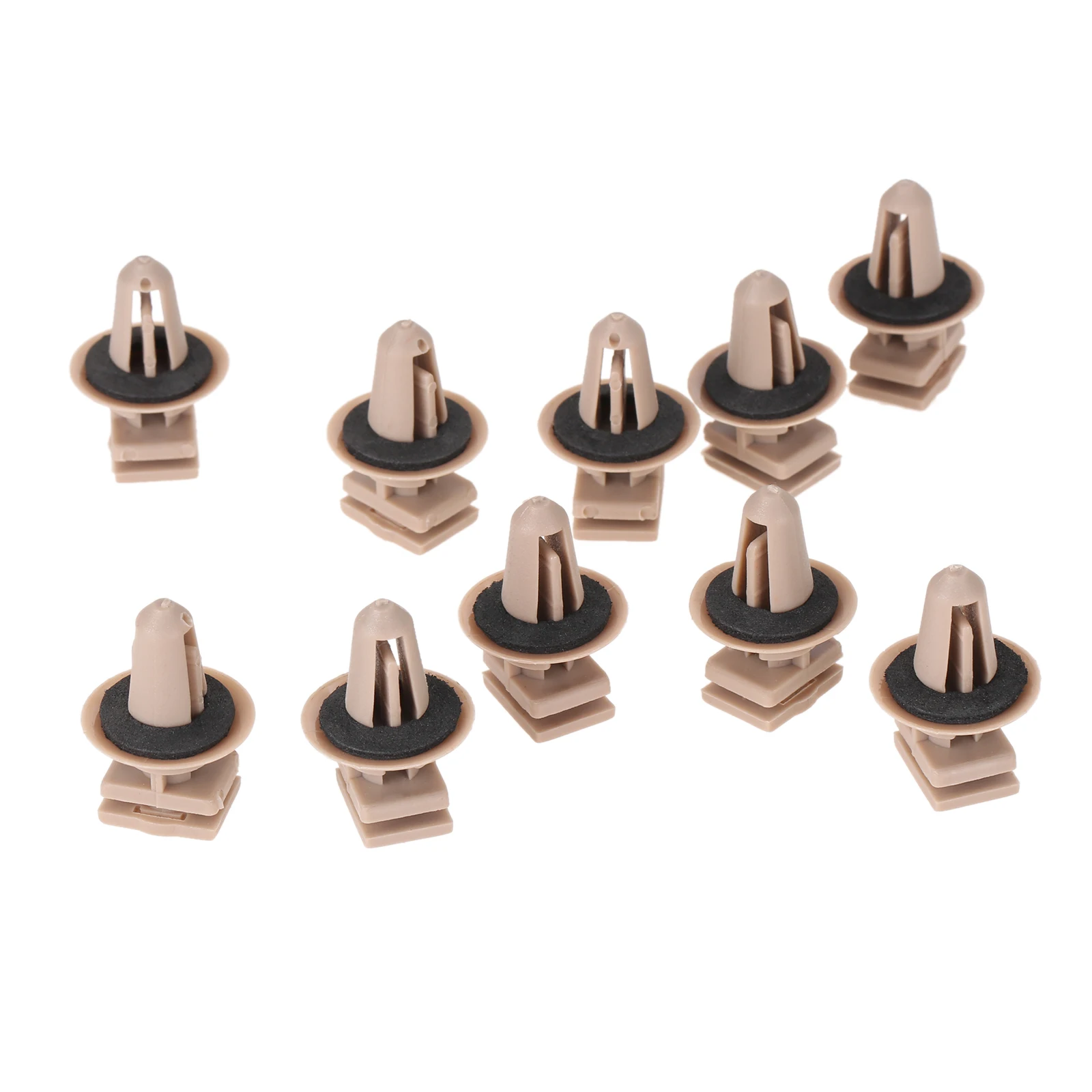 10 Pcs Auto Car Clip Fit for BMW Interior Sill Door Entrance Trim Clips Biege Part Number 51477117532