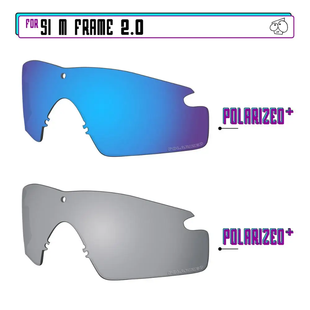 

EZReplace Polarized Replacement Lenses for - Oakley Si M Frame 2.0 Sunglasses - Sir P Plus-BluePPlus