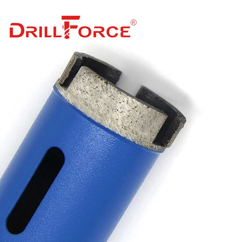 Drillforce 6-100 مللي متر مثقاب نواة الماس تلبد قطاعات هول المنشار فتاحة للرخام الجرانيت بلاط طوبي السيراميك ملموسة