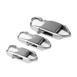 10/50/100pcs 22/26/32mm Solid Stainless Steel Lobster Clasps DIY Findings Lot