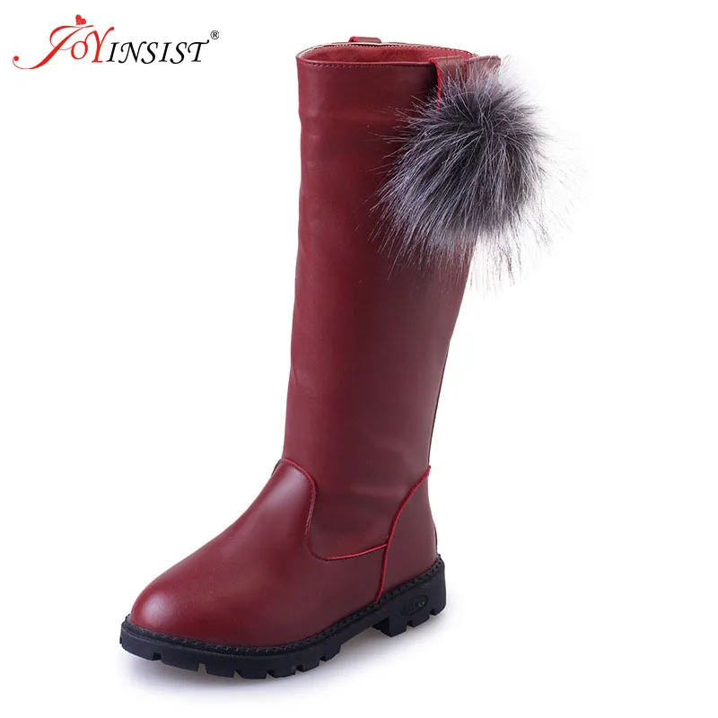 2021 Girls Boots High Quality Winter Children Boots Kids Shoes PU Leather Waterproof Rubber for Girl