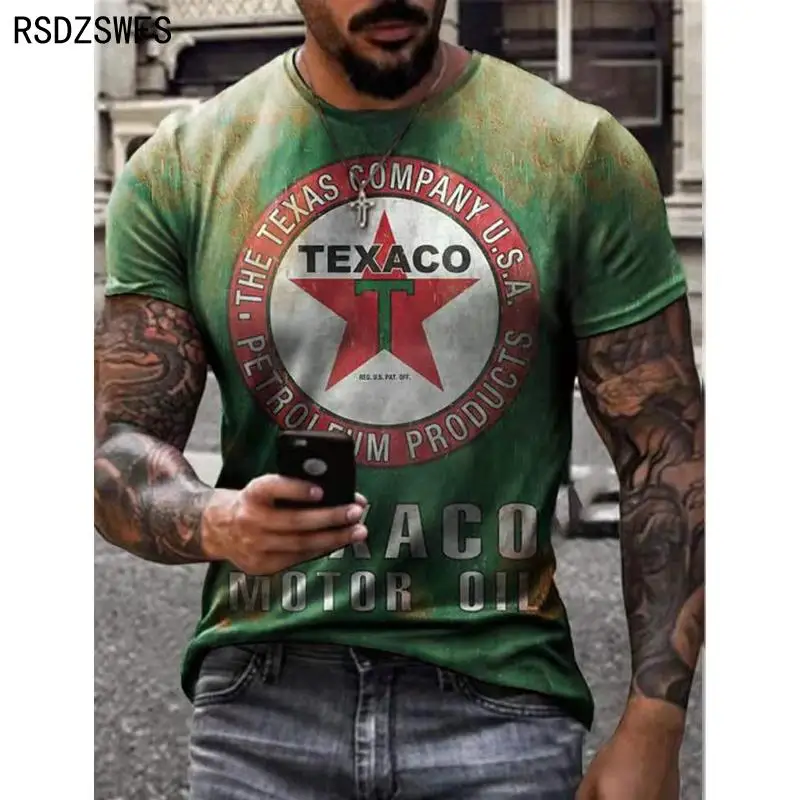 Mens T-shirt Oversized Vintage Short Sleeve Summer New Tshirts Fashion Harajuku Ethnic Letters Print T Shirts Men Camiseta Mujer