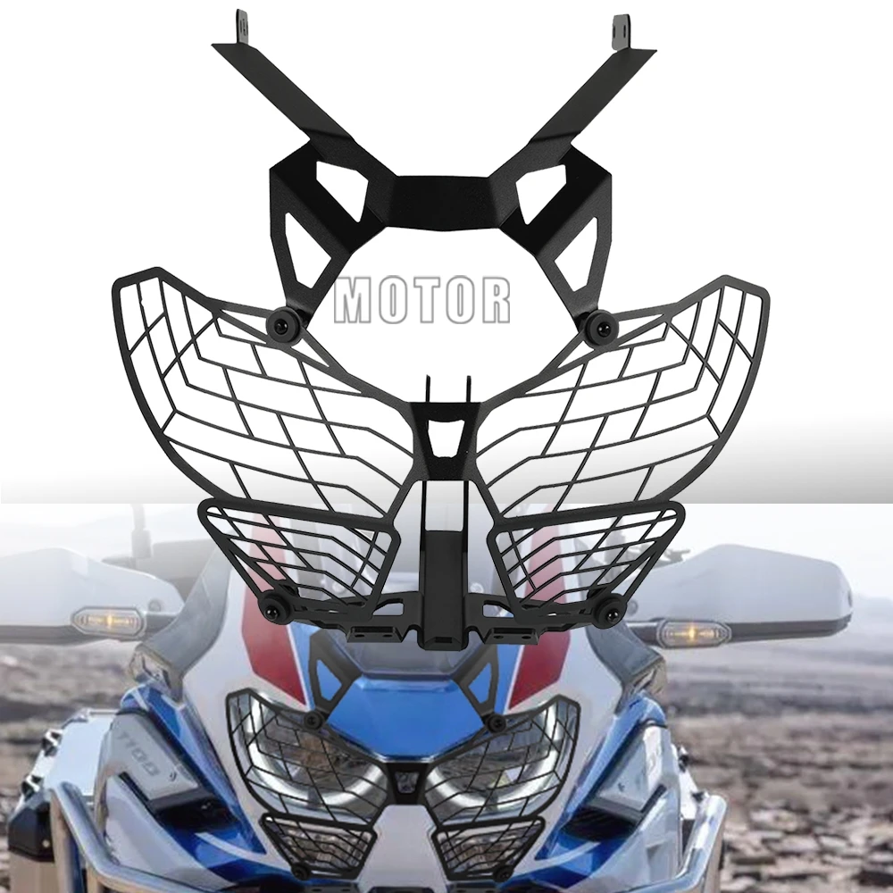 

Motorcycle Headlight Guard Grille Protector Cover Protectors FOR HONDA CRF 1000L AFRICA TWIN 2019 2020 2021 AFRICATWIN Adventure