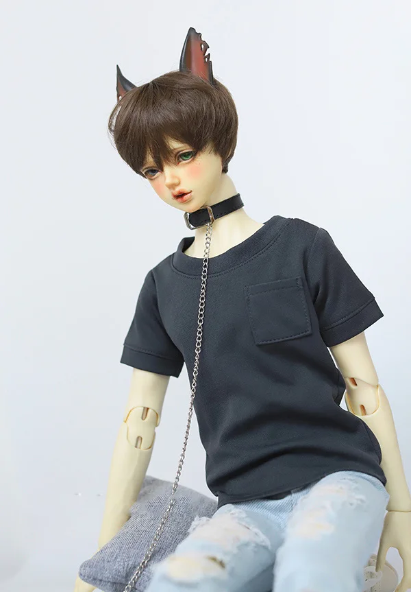 1/4 1/3 Scale BJD Clothes Casual Fashion Short Sleeve T-Shirt For BJD/SD MSD SD13 SD17 SSDF Strong Uncle Doll Accessories C0962