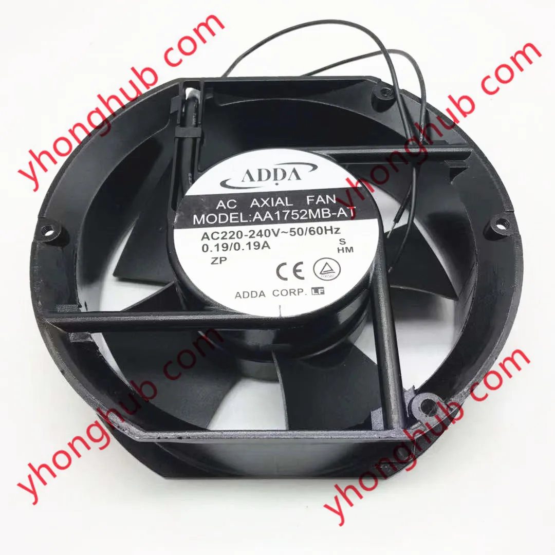 

ADDA AA1752MB-AT AC 220V 0.19A 172x150x50mm 2-Wire Server Cooling Fan